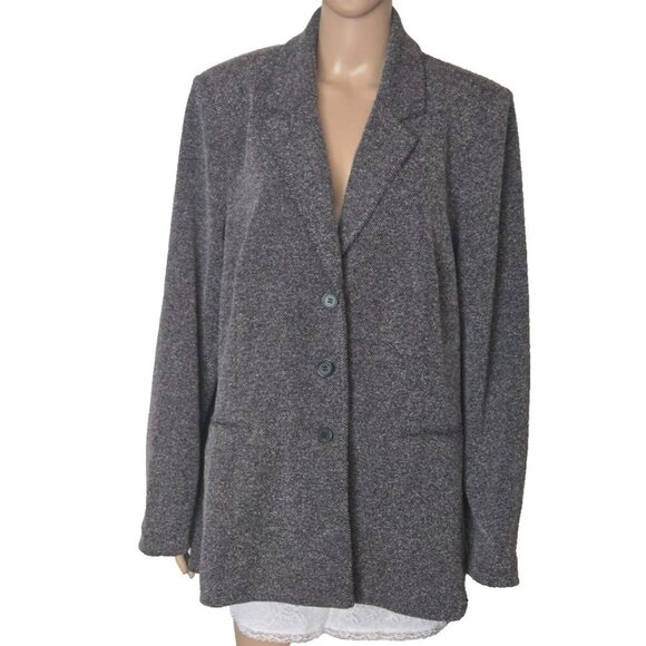 Coldwater Creek Women’s Tweed Blazer Size 18W - Picture 1 of 6